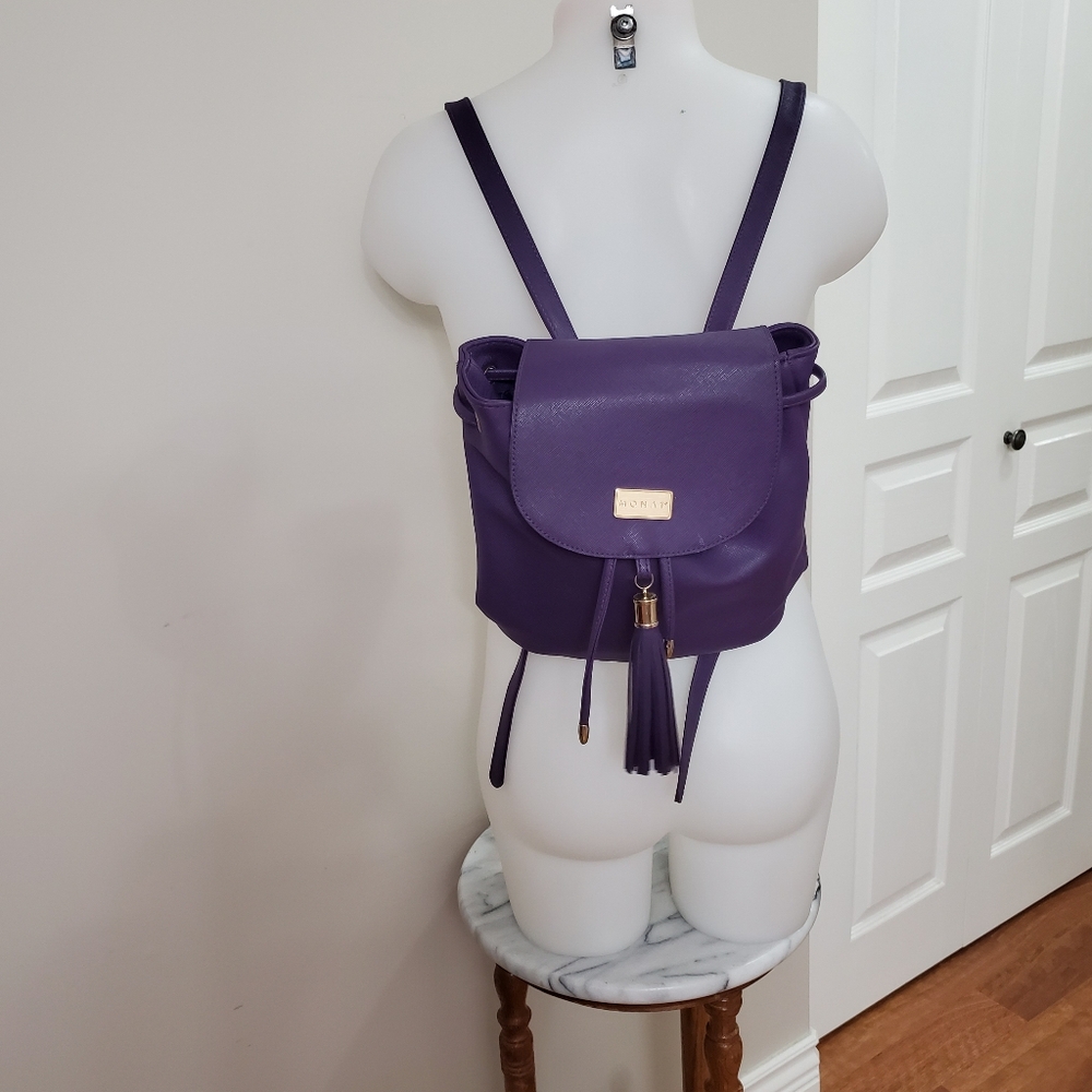 Monet Purple Backpack with Tassel